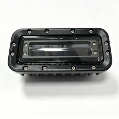 18W LED Forklift Safety Warning Light Red/Blue Straight Line IP65 Waterproof for Industrial Vehicle