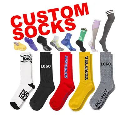 OEM Knitted Athletic Socks Custom Sports Socks