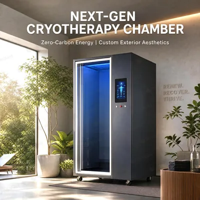 Advanced -80c Electric Cryotherapy Chamber Full Body Cryosauna for Injury Recovery and Circulation Boost Cryosauna Chamber