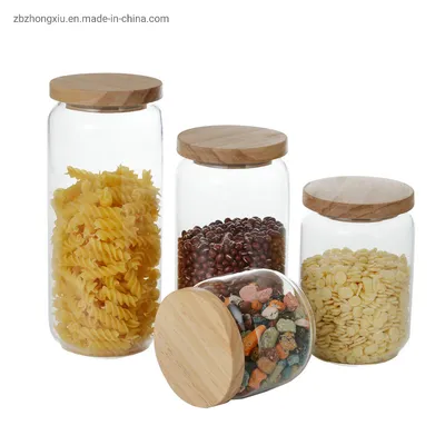 Heat Resistant Glass Storage Jar Glass Food Jar