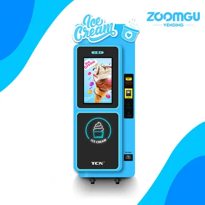 Zg Brand New Automatic Soft Ice Cream Vending Machine