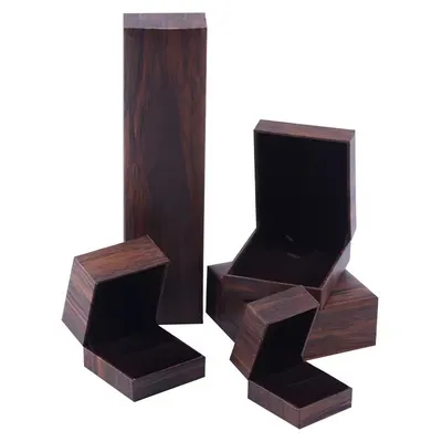 Custom Luxury Unique Handmade Grey Color Leather Jewelry Packaging Box