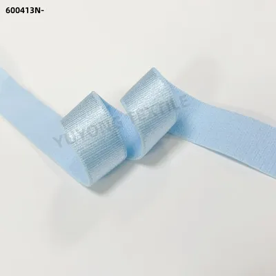 Most Popular Webbing Polyester/Nylon Bra Strap Shiny Soft Skin-Friendly Elastic Band