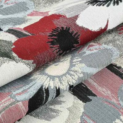 Jacquard Pattern Chenille curtain Fabric Upholstery Fabric