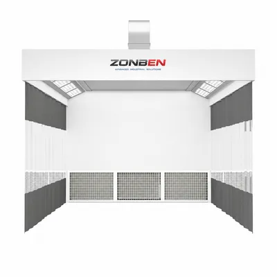 Zonben ISO Factory CE Certified Rear Exhaust Preparation Station for Car Dealers