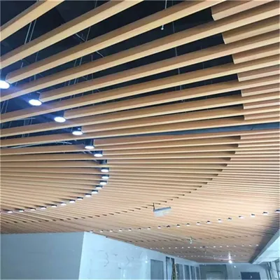 Metal Modern Office Decoration False Aluminum U Baffle Ceiling for Commercial Building