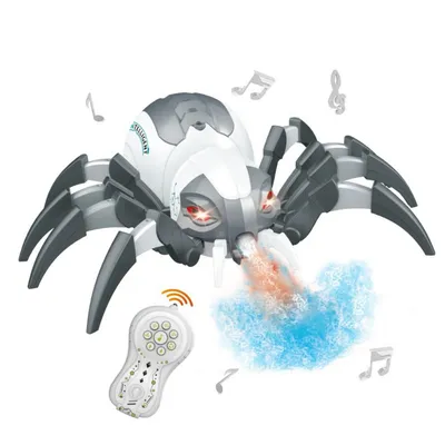 Wholesale 2.4G Intelligent Mechanical Spider with Mist Spray and Music Simulation Feature RC Toy