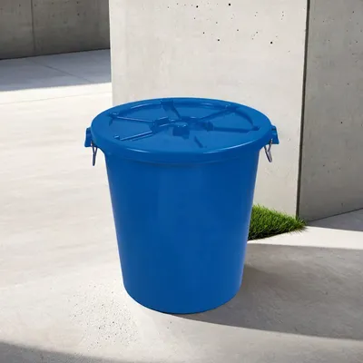 Traust Indoor Plastic Dustbin Waste Receptacle Litter Rubbish Bin Garbage Bin Container