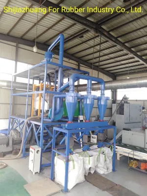 Tire Recycling Fine Rubber Powder Crushing Equipment for Waste Tire