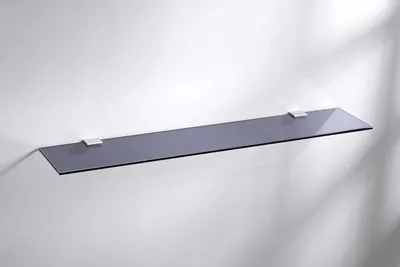 Blue Grey Tempered Glass Shelf