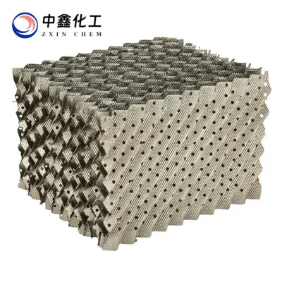 Corrosion Resistant High Strength SS304L Structured Corrugated Plate Tower Packing