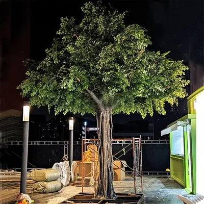 Custom Fiberglass Artificial Locust Tree for Garden Landscape Artificial Tree