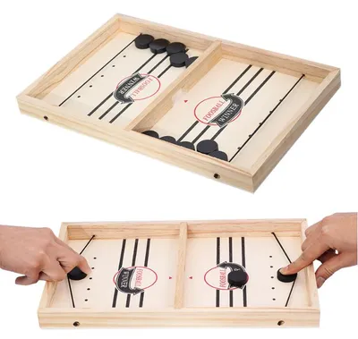 Custom Table Hockey Toy Parent-Child Interactive Catapult Eject Game Chess Game