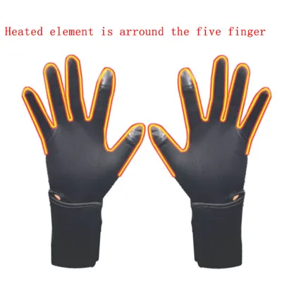 Rechargeable Battery Heated Ski Sports Gloves for Winter