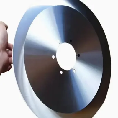 Copper Aluminum Foil Cutter Blade Sharp Circular Durable High Speed Steel Cutting Blade