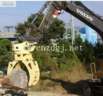 Excavator Attachment Large Capacity Lifting Grab Bucket
