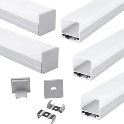 Clip Glue Free Lamp Trim for Tool-Free Light Strip Interior Installation