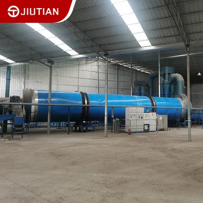 Large Capacity Industrial Rotary Dryer Cassava Pulp Drying Equipment