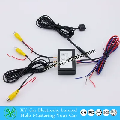 Intelligent Control Box Two Channels Available for Car Camera Video Automatic Switch Connecting Front Side Rear Cameras 3027