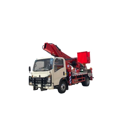 28m Sinotruk HOWO Diesel Platform Hydraulic Lifting Truck Aerial Work Platform Steel Core Specialized Vehicle for Safe Operations