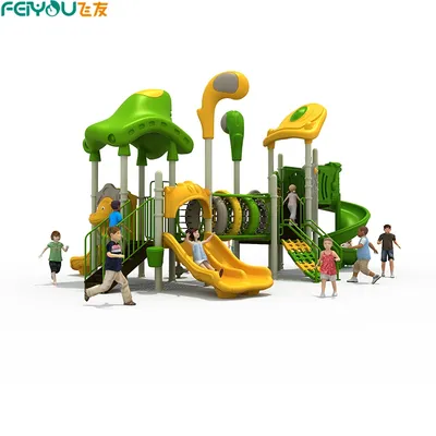 GS TUV Standard Kindergarten School Yard Toy Sports Amusement Equipment Park Swimming Pool Slide Games Kids Plastic Playsets Children Outdoor Playground