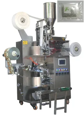 Tea Bag Packing Machine, Inner in Outer with Thread and Tag