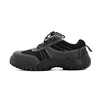 Industrial Construction Work Cheap Genuine Leather Steel Toe Cap Boots Safety Shoes Made in China