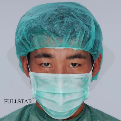 Disposable Non-Woven Face Mask with Head Elastic Easy Tie