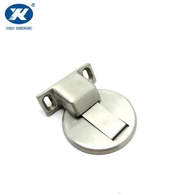 Floor Mount Anti-Bump Wall Protector Hardware Anti-Collision Stainless Steel/Zinc Alloy Strong Magnetic Safety Internal Wooden Door Stopper