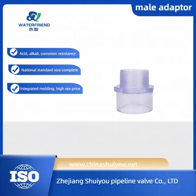 National Standard Transparent PVC Male Thread Direct for Water Supply