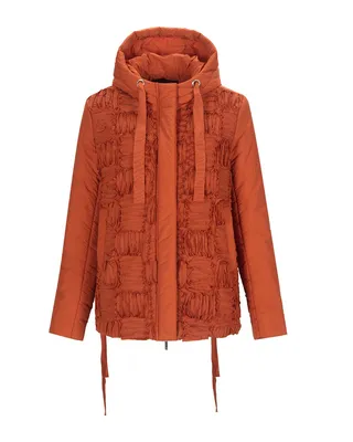 Ladies Puffer Padding Jacket with Tape Embroidery Women Padding Jacket