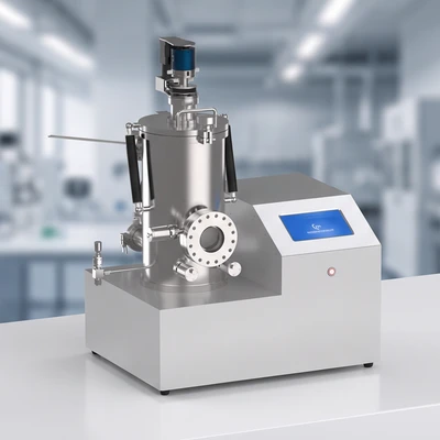 Lab Small Vacuum Thermal Evaporation Coater with Water Cooled Sample Table