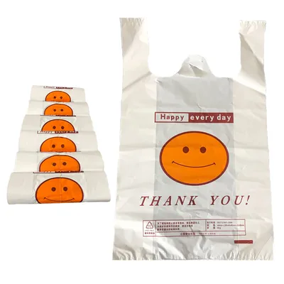 Cheap Logo HDPE Plastic Shopping Bags
