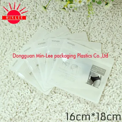 2016 Customized Printed Cloth Socks Ziplock Plastic Resealable Bags for Cloth