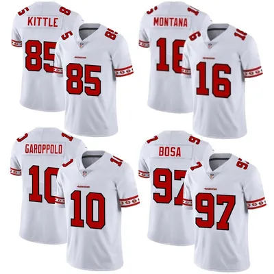 2025 #85 Kittle #10 Garoppolo #97 Bosa Jersey