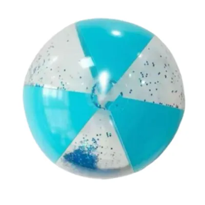 PVC Transparent Inflatable Colorful Sequin Beach Ball Water Play Toy Ball