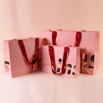 Customized Luxury Promotion Packaging Fashion Foldable Paper Gift Bag