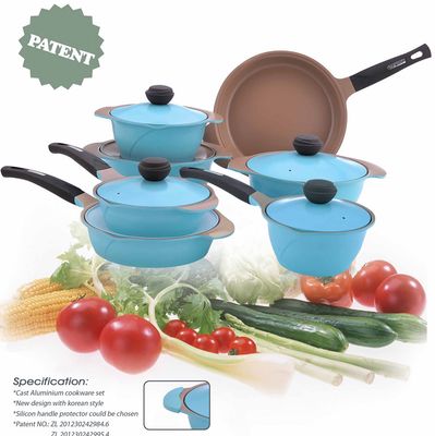 Cast Aluminum Cookware with Rose Knob