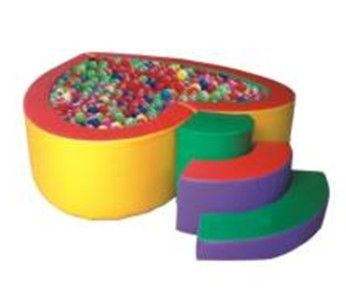 Heart Shape Ocean Ball Pool with Lovely Design