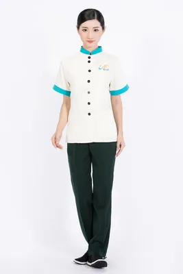 Women's 2 Piece Shirt Trousers Suit Professional Uniform