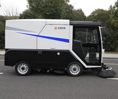Battery-Powered Lithium Battery Electric Street Sweeper for Narrow Alleys