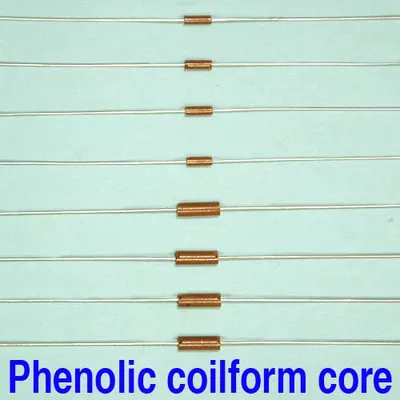 Phenolic Cylindrical Coil Form Core with Axial Leads Coil Bobbin