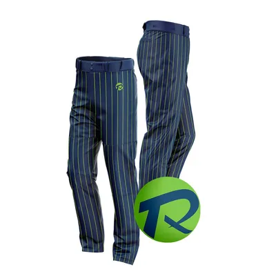 Custom Double Knee Pinstripe Baseball Pants for Athletes