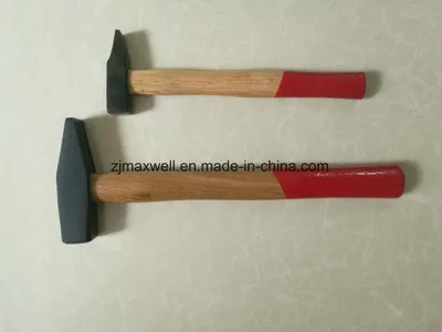 German Type Machinist Hammer with Wood Handle