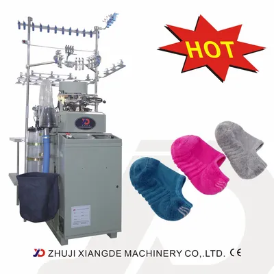 6fpt-Si Select Invisible Terry Socks Knirting machine