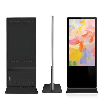 65 Inch Free Standing Indoor LED Advertising Screen LCD Indoor Totem