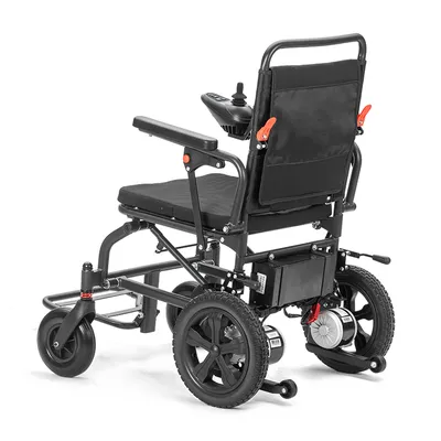 250W Dual Motor Portable Wheelchair with Lithium Battery and Adjustable Seat