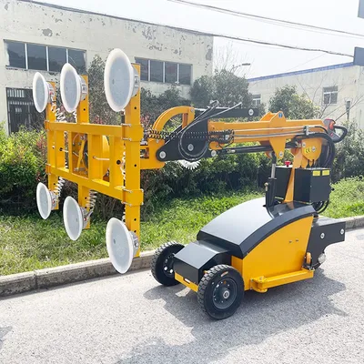 High Performance Vacuum Lifting Rubber Metal Sheet Installation Vehicle Mobile Glass Lifter 400kg