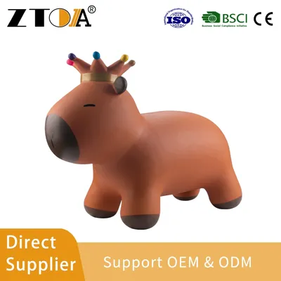 Child Safe Soft Inflatable Kids Bouncy Horse for Kids Indoor Play