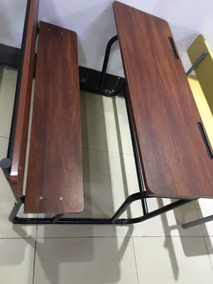 Modern Detachable Wooden School Desk and Chair Set